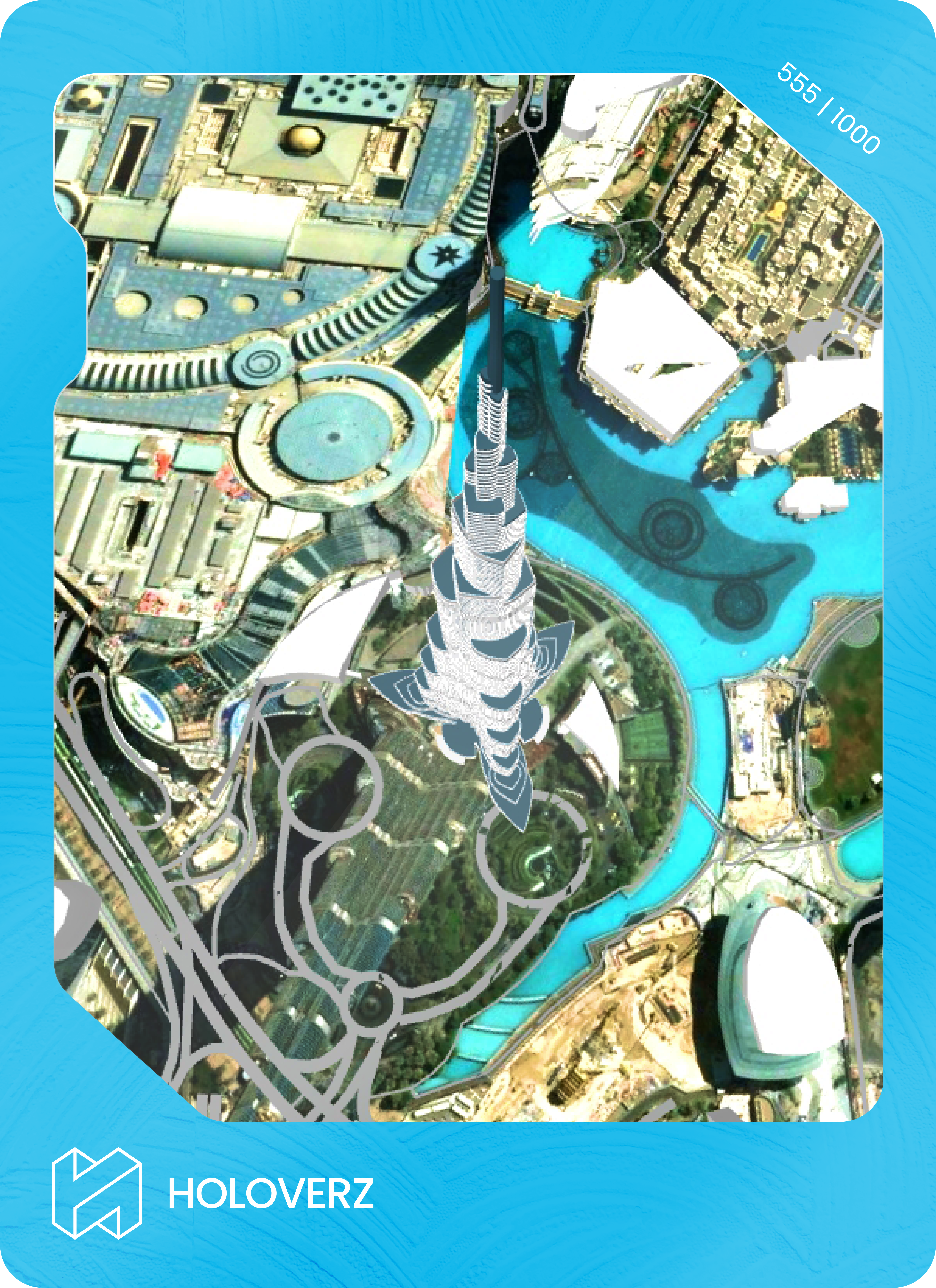 Burj Khalifa | Cyan