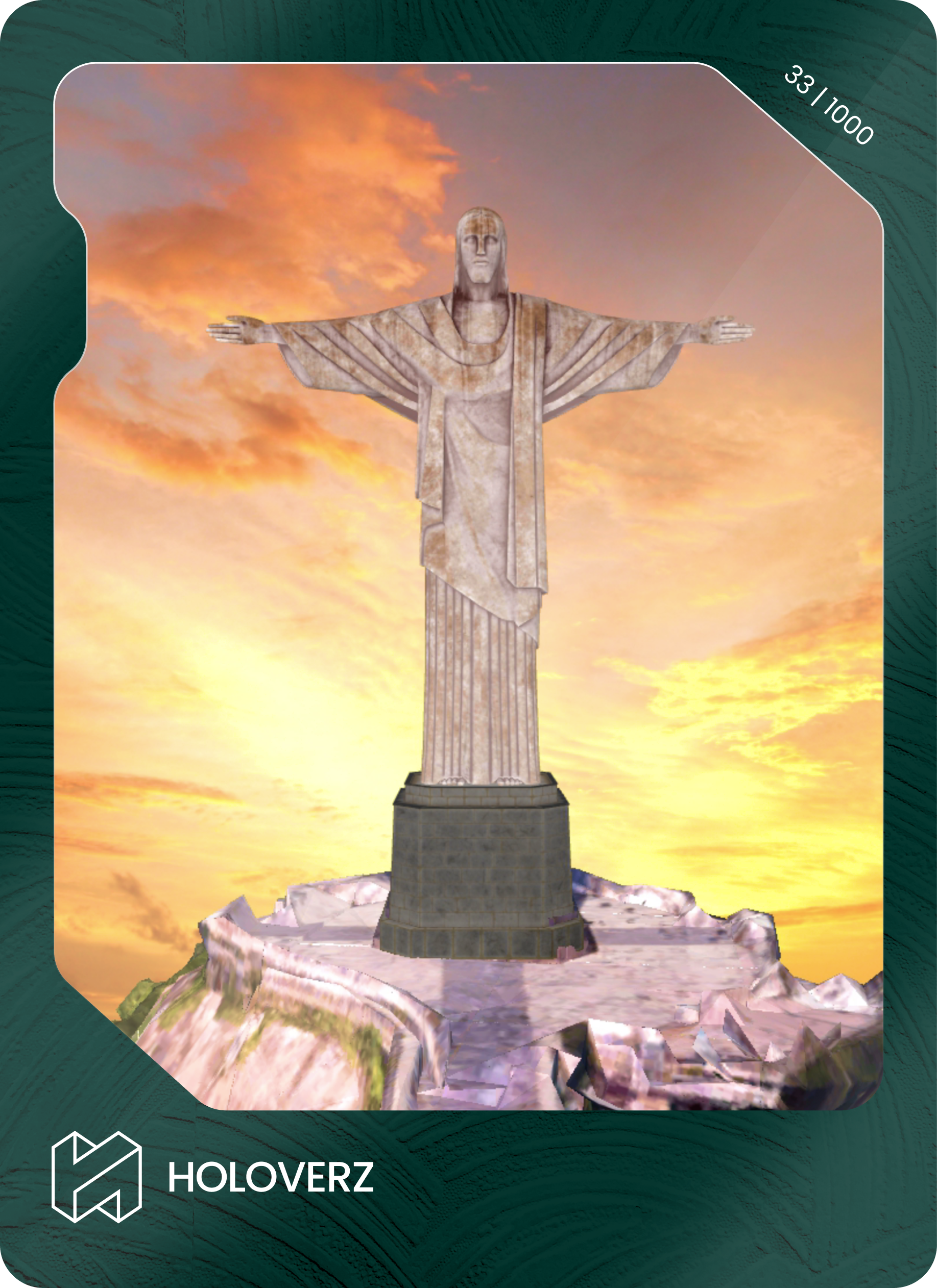 Christ the Redeemer | Dark Green