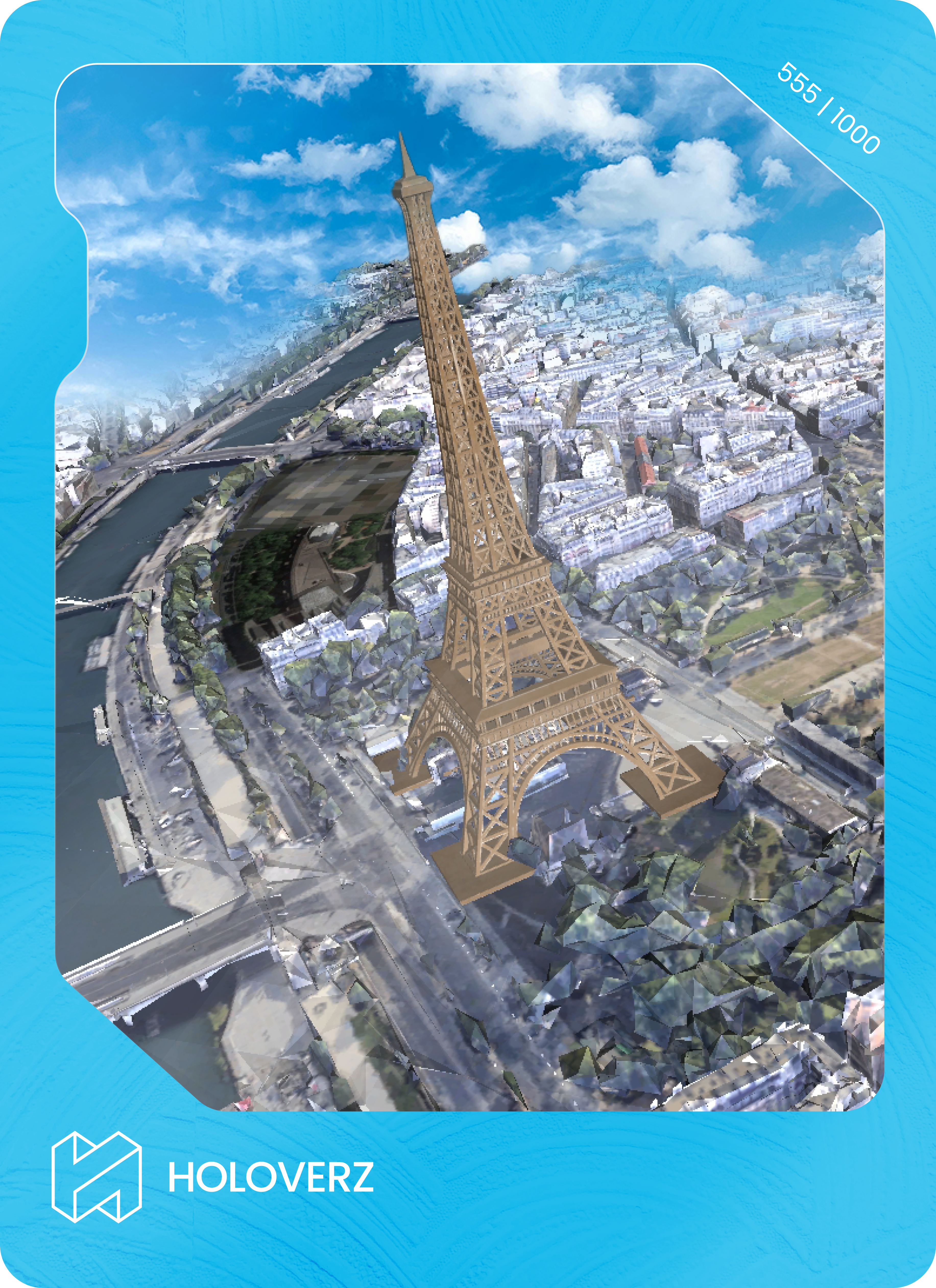 Eiffel Tower | Cyan