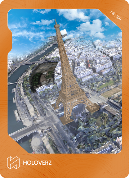 Eiffel Tower | Dark Orange