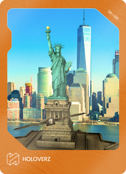 Statue of Liberty | Dark Orange